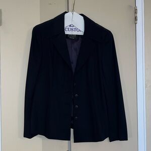 Dana Buchman Wool Navy Suit Jacket. Have entire set.